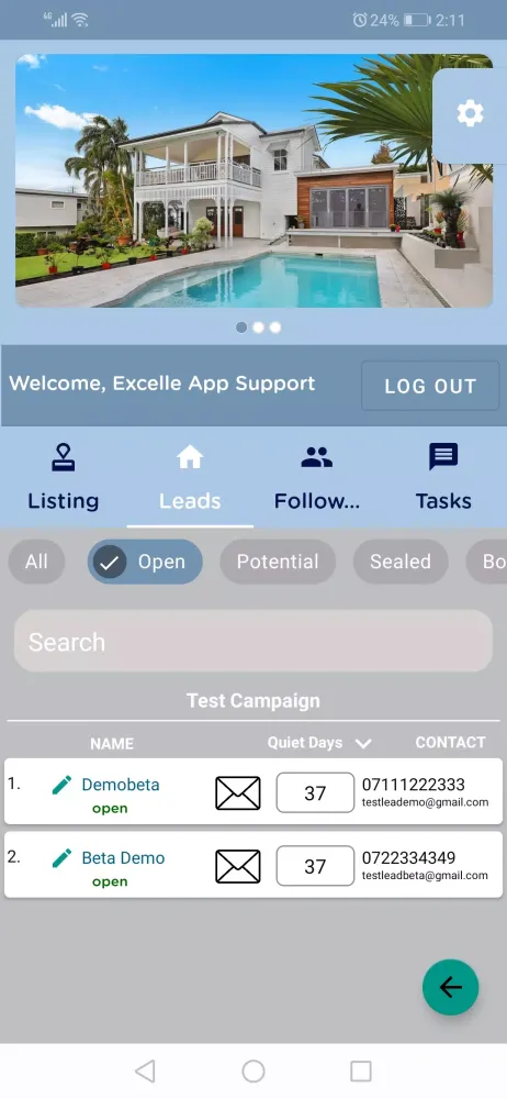 Beulah Sales App Screenshots