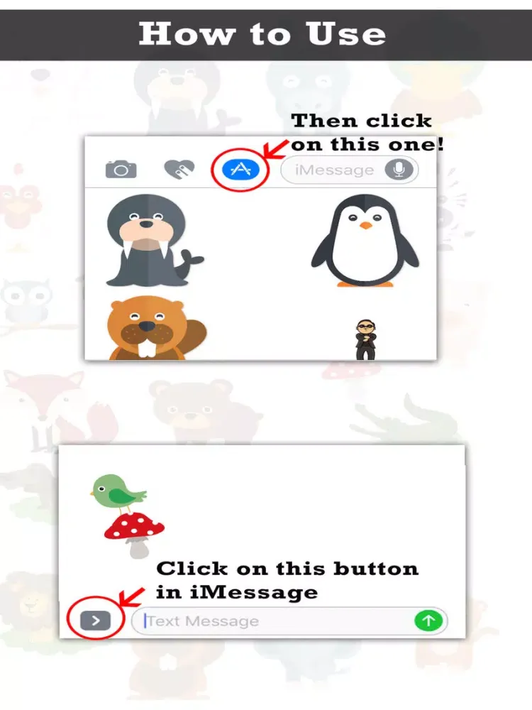Tangkapan layar AmyStiker iPad 