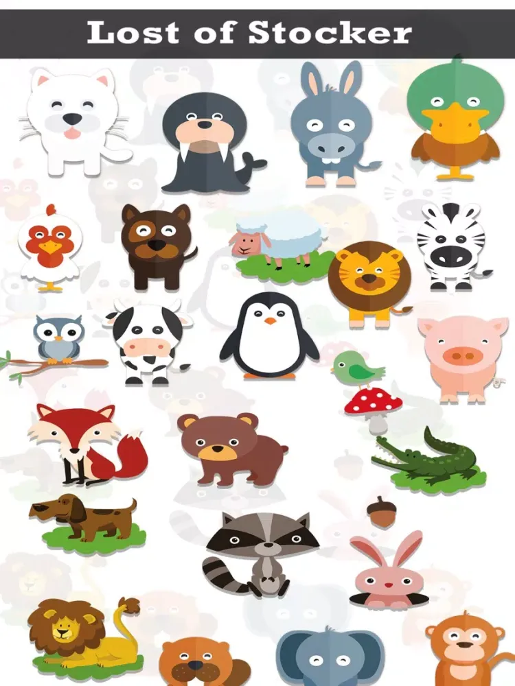 Tangkapan layar AmyStiker iPad 