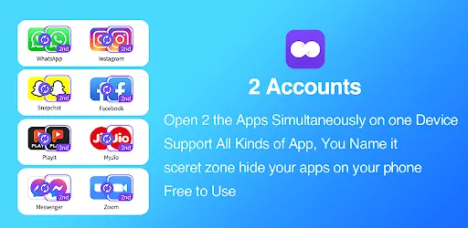 2Accounts - Dual Apps Space Screenshots