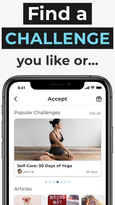 Ảnh chụp màn hình của Accept - Challenge Every Day
