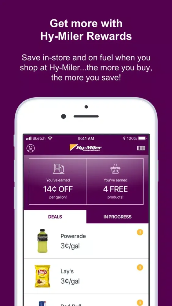 Hy-Miler Rewards Screenshots