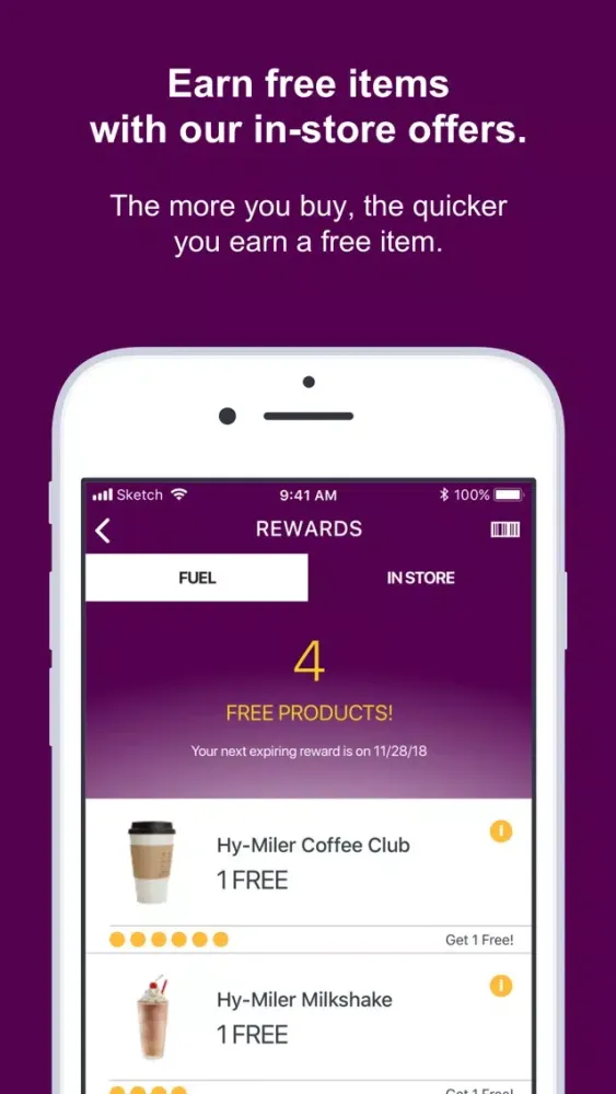 Hy-Miler Rewards Screenshots