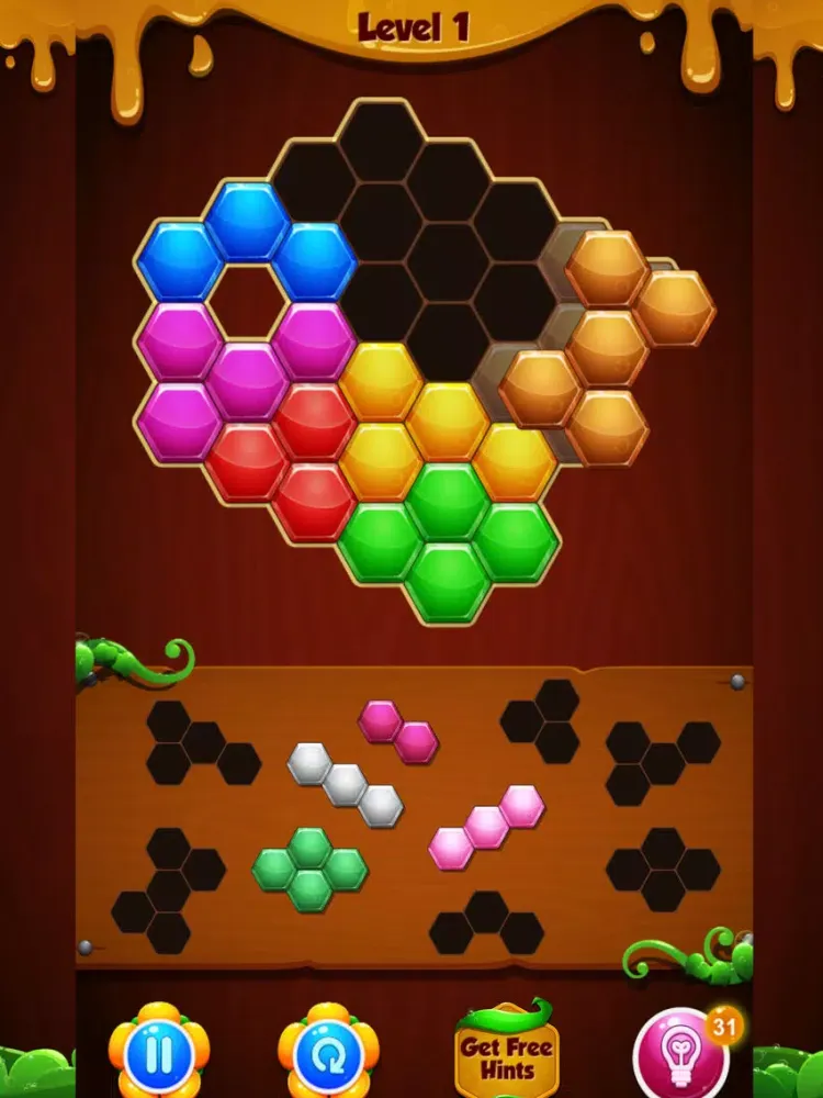Screenshot di Hexa Puzzle Block: Hexagon iPad 