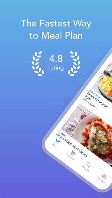 Intent - Meal Planner Screenshots