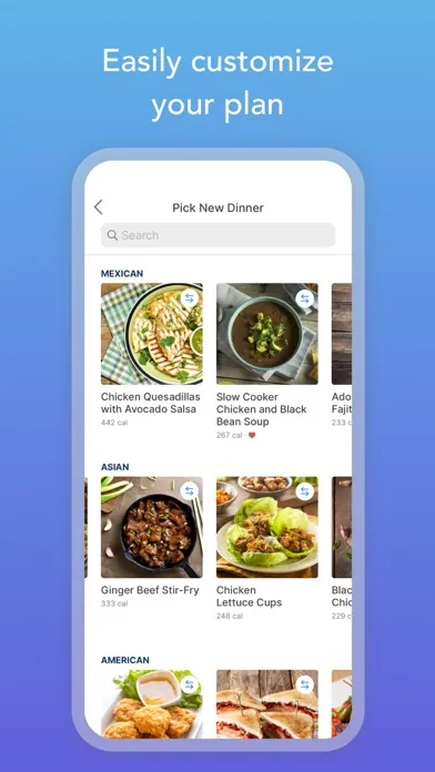 Intent - Meal Planner Screenshots