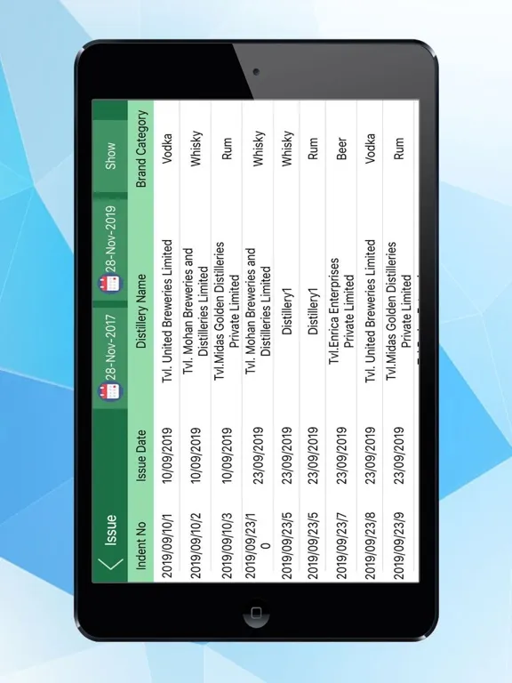 Captures d'écran de TamilNaduExcise iPad 