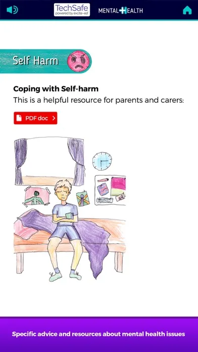 TechSafe - Mental Health سکرین شاٹس