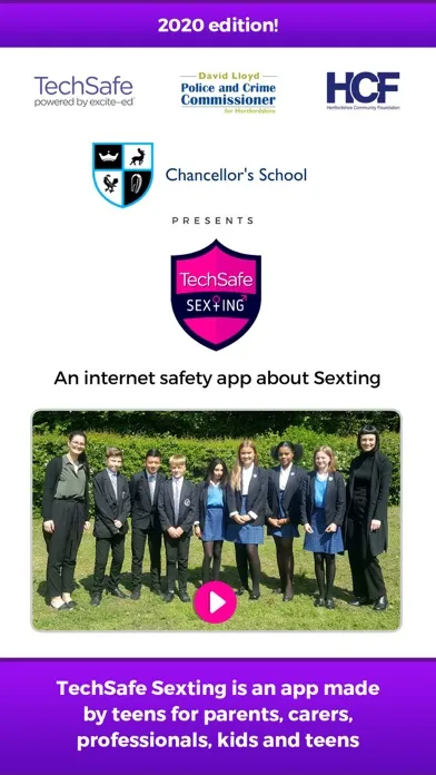 Capturas de pantalla de TechSafe - Sexting
