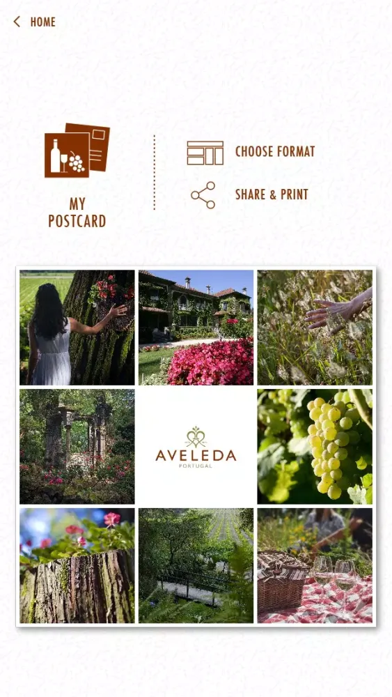 Aveleda Postcard Maker سکرین شاٹس