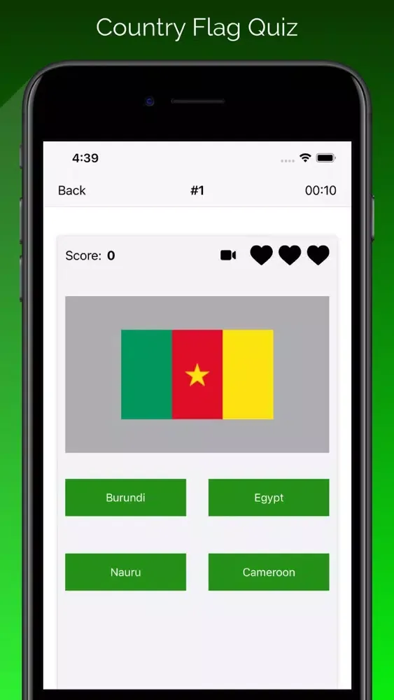 Tangkapan layar Flag Quiz: Africa