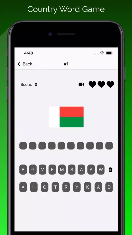 Tangkapan layar Flag Quiz: Africa