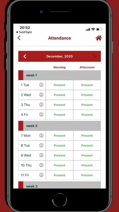 Capturas de pantalla de VAS Parent Portal