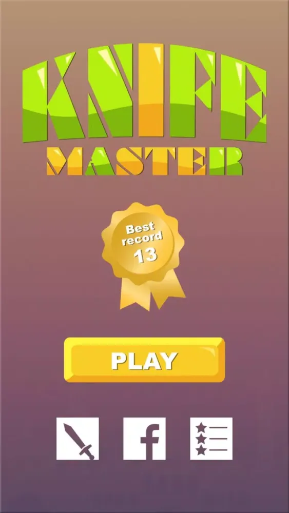 ภาพหน้าจอของ Knife Hit Master