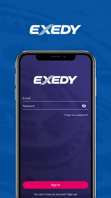 Zrzuty ekranu EXEDY - Product Finder
