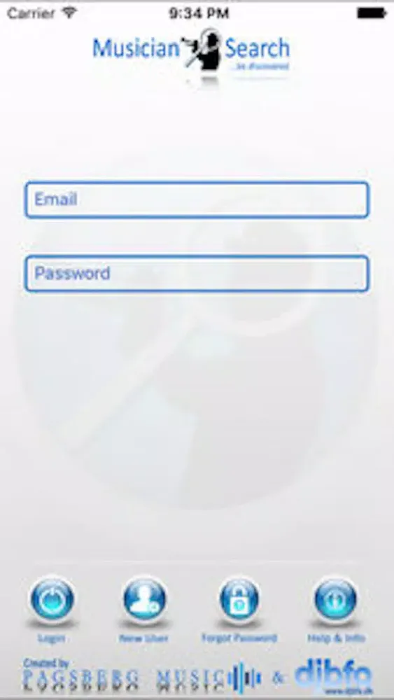Musician Search App Screenshots