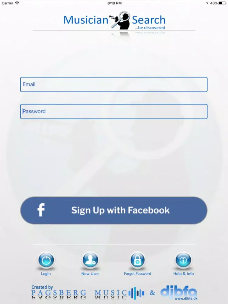 Musician Search Pro iPad  স্ক্রিনশট