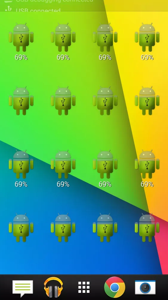 Tangkapan skrin Droid Battery Widget