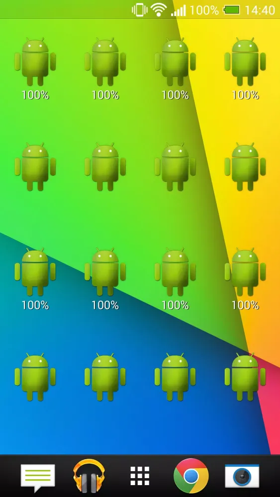 Tangkapan skrin Droid Battery Widget