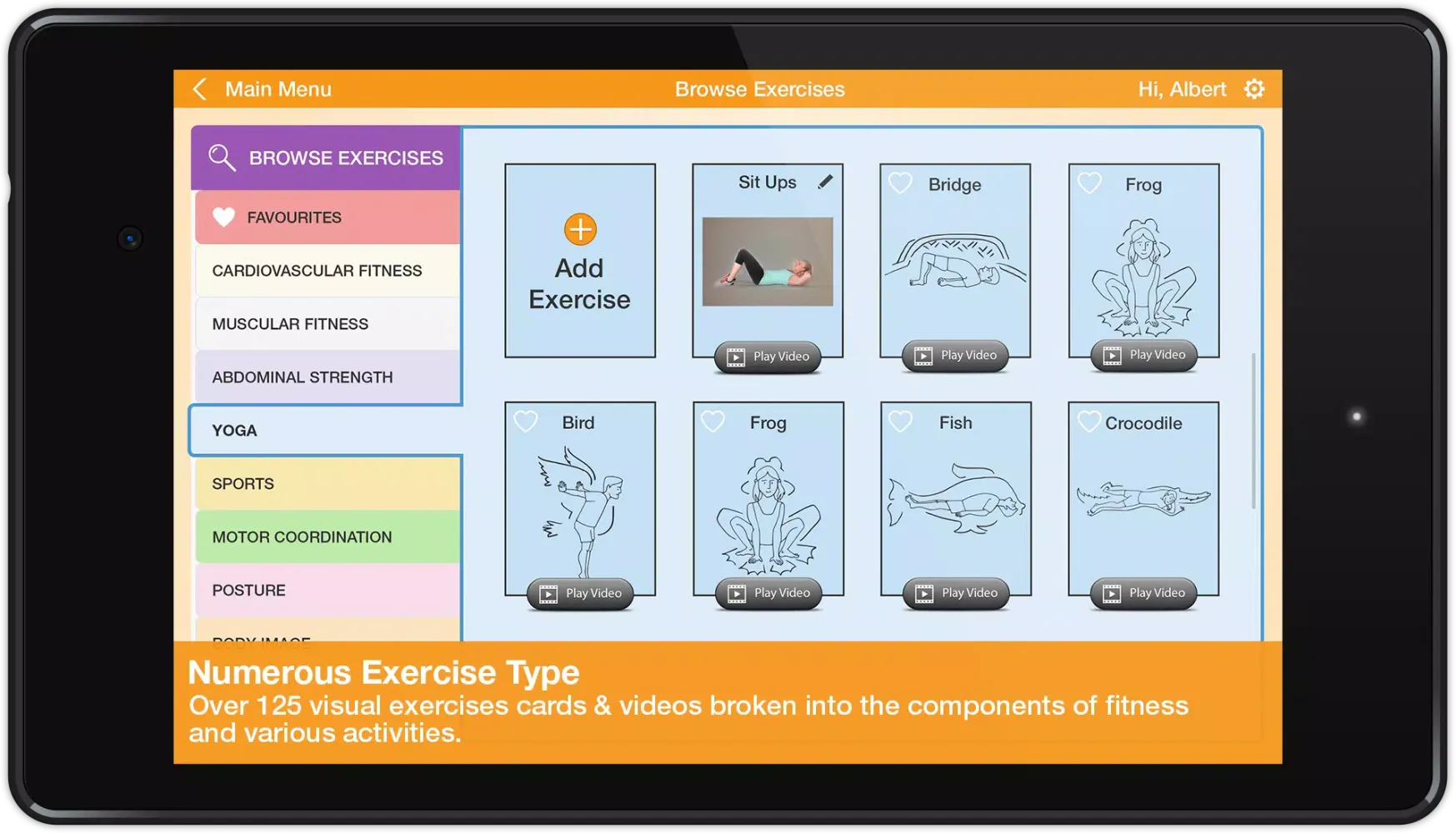 Exercise Buddy 스크린샷
