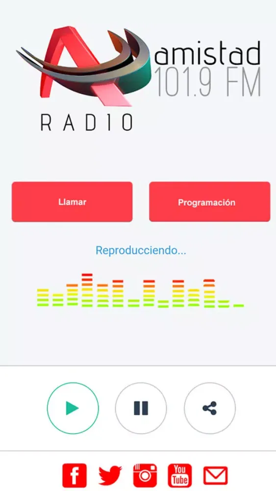 Zrzuty ekranu Radio Amistad 101.9 FM