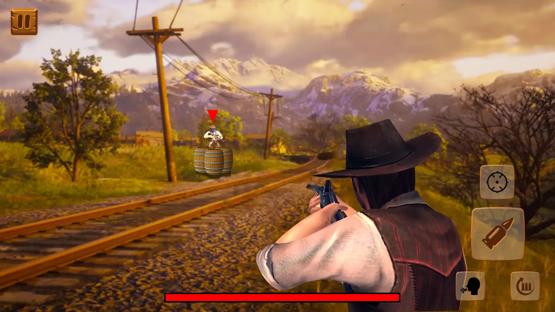 Capturas de pantalla de West Gunfighter Cowboy game 3D