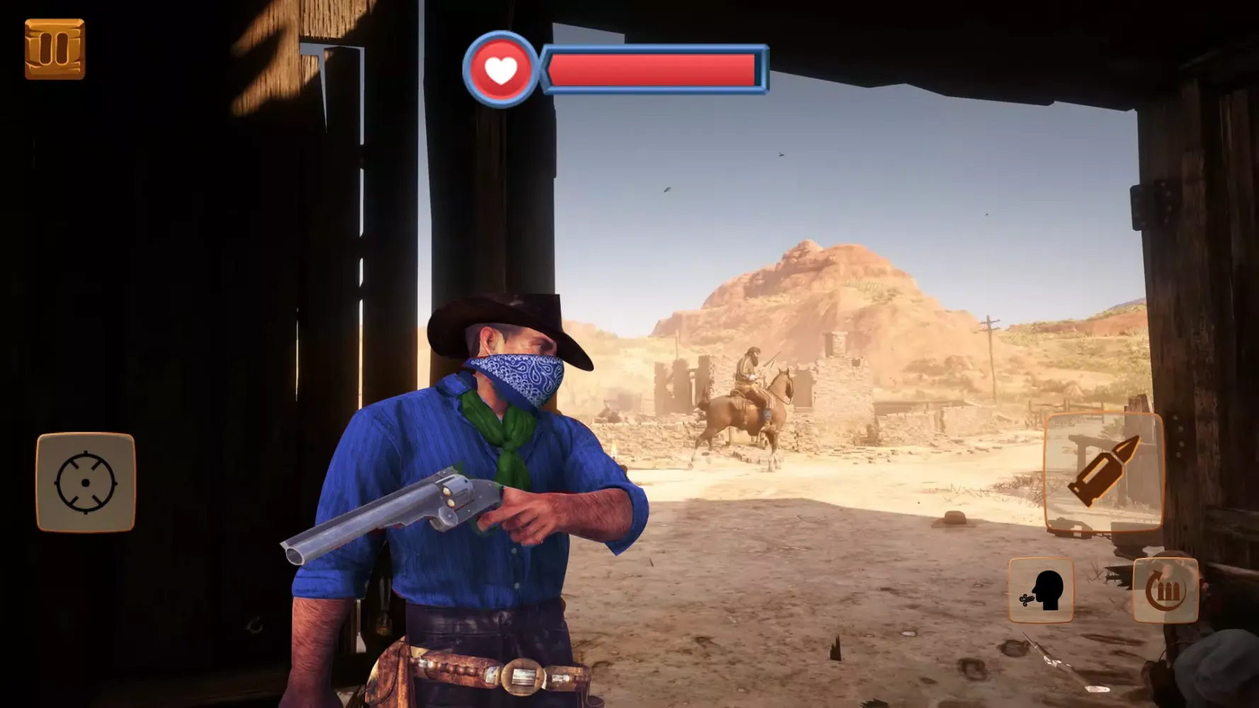 Capturas de pantalla de West Gunfighter Cowboy game 3D