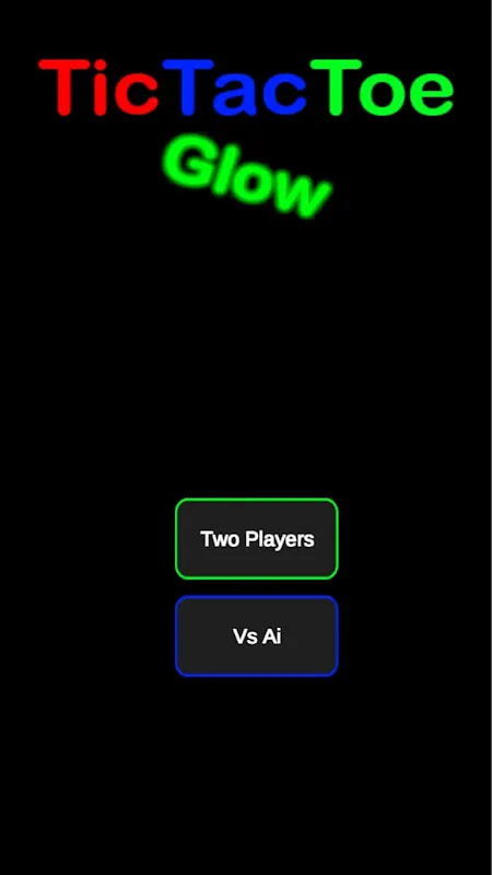 Glow Tic Tac Toe: Two players Screenshots