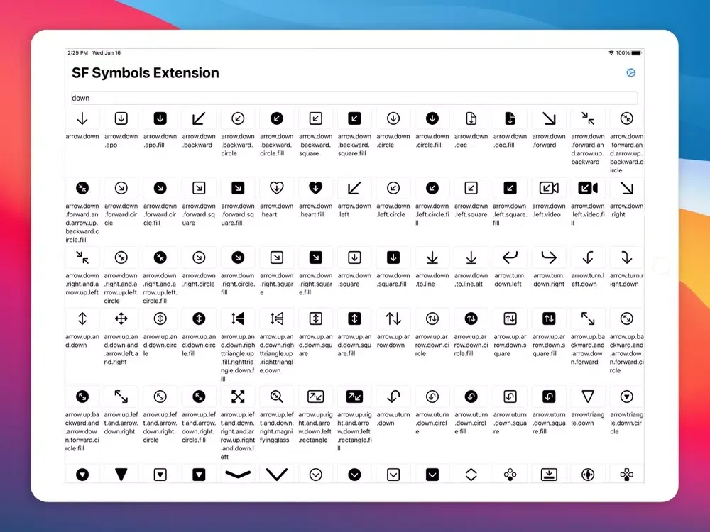 SF Symbols Extension - No Ads iPad  Ekran Görüntüleri