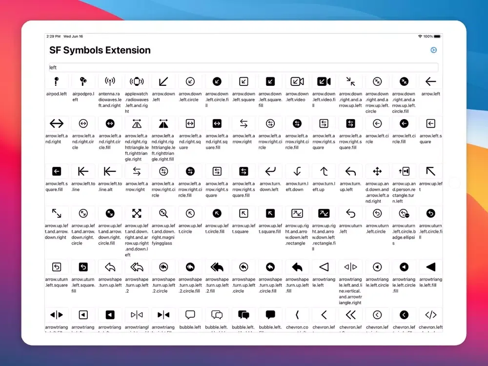 SF Symbols Extension - No Ads iPad  Ekran Görüntüleri