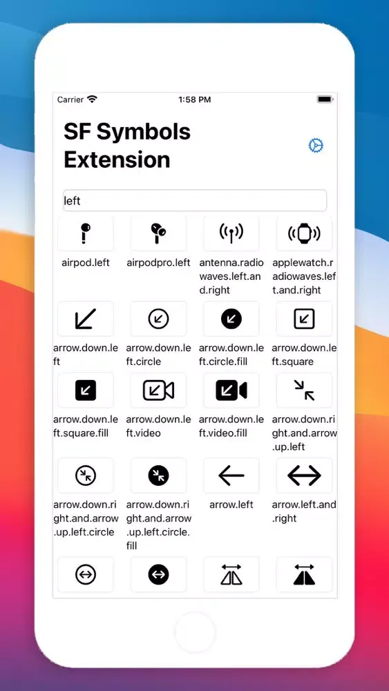 SF Symbols Extension - No Ads Ekran Görüntüleri