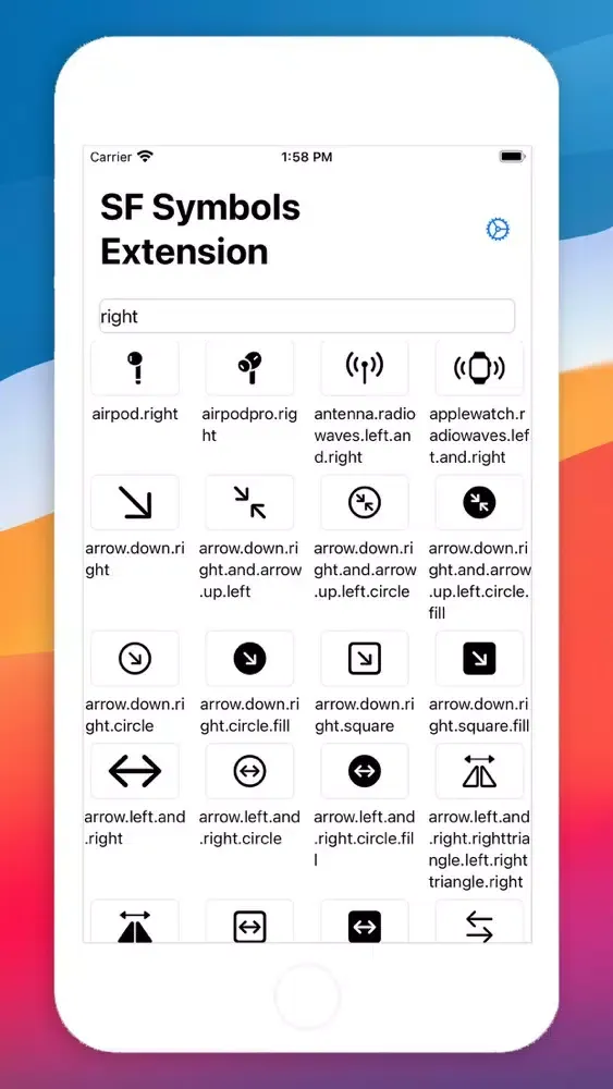 SF Symbols Extension - No Ads Ekran Görüntüleri