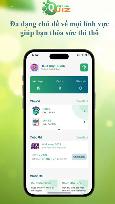 Capturas de pantalla de Việt Nam Quiz: Trắc nghiệm, đố