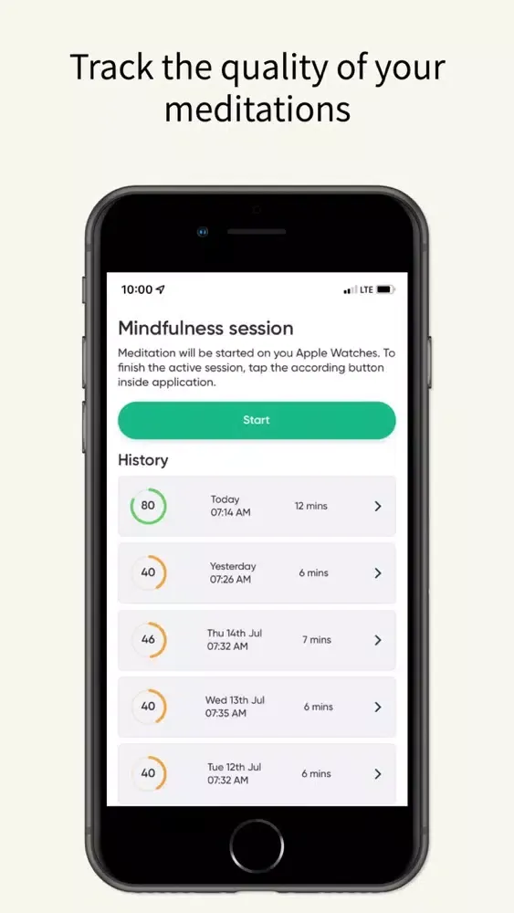Captures d'écran de Exhalo: Heart Stress Monitor