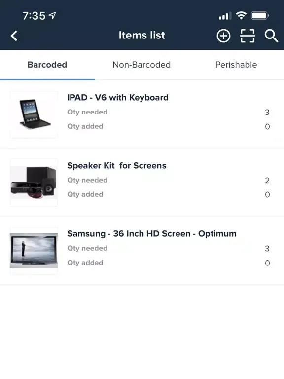 Zrzuty ekranu AssetTracker by ExhibitForce iPad 