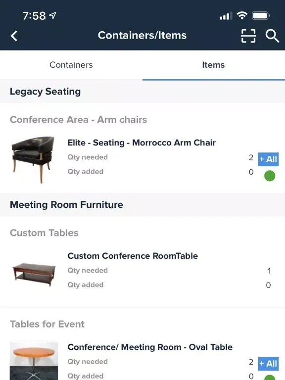 Zrzuty ekranu AssetTracker by ExhibitForce iPad 