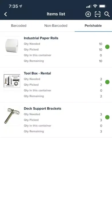 Zrzuty ekranu AssetTracker by ExhibitForce