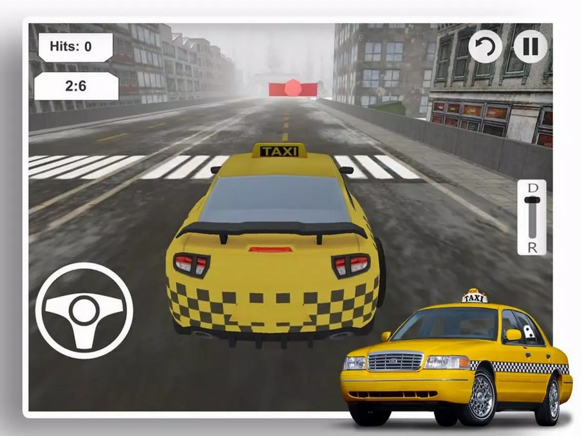 Tangkapan layar Metro Amazing Taxi iPad 