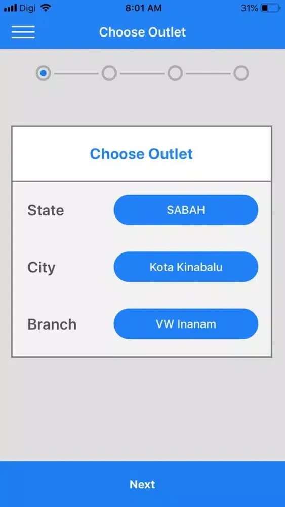 Tangkapan skrin Kota Bumi