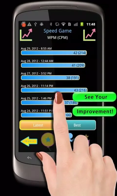 Zrzuty ekranu MessagEase Game