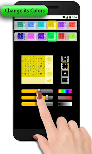 Capturas de tela do MessagEase Keyboard