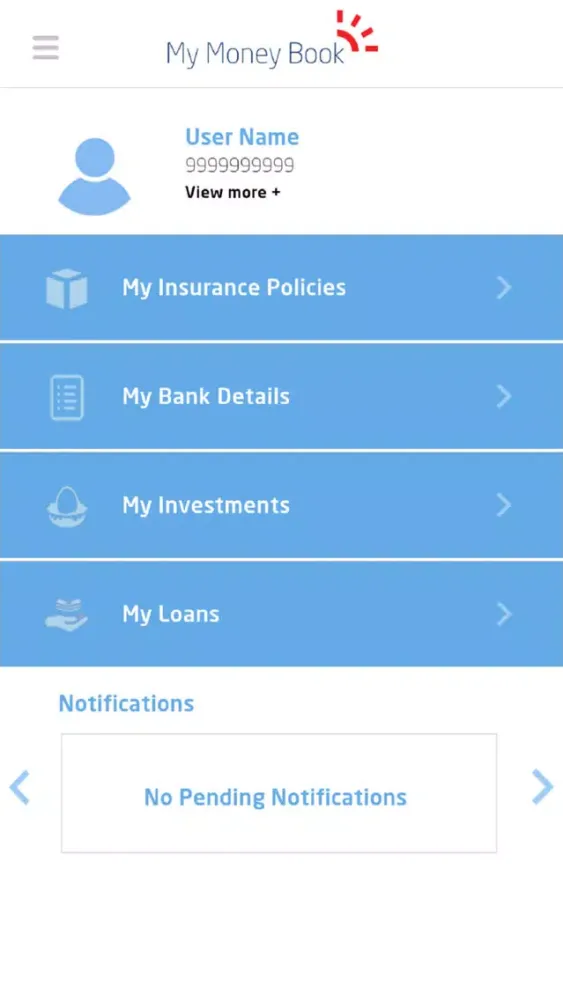 My Money Book from Exide Life Insurance Ekran Görüntüleri