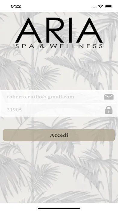 Ảnh chụp màn hình của Aria SPA e Wellness
