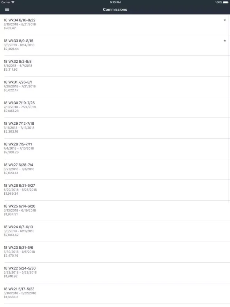 Скриншоты Direct Cellars Backoffice iPad 