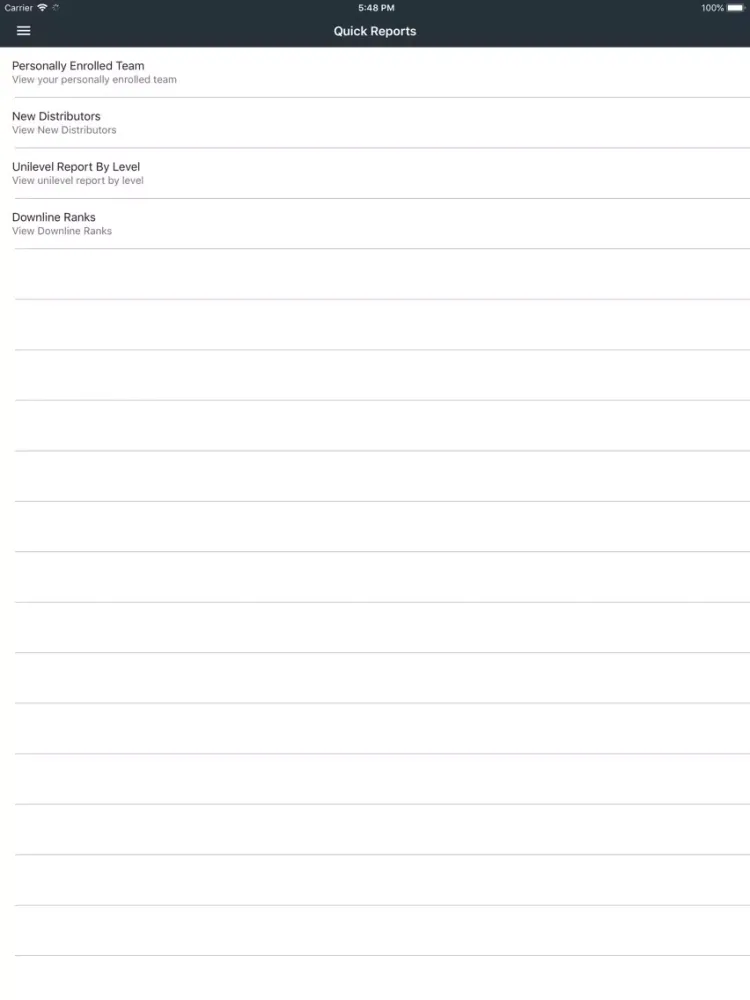 Скриншоты Direct Cellars Backoffice iPad 