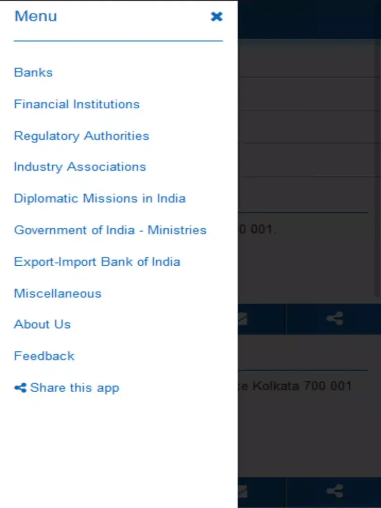 Capturas de pantalla de Useful Addresses iPad 