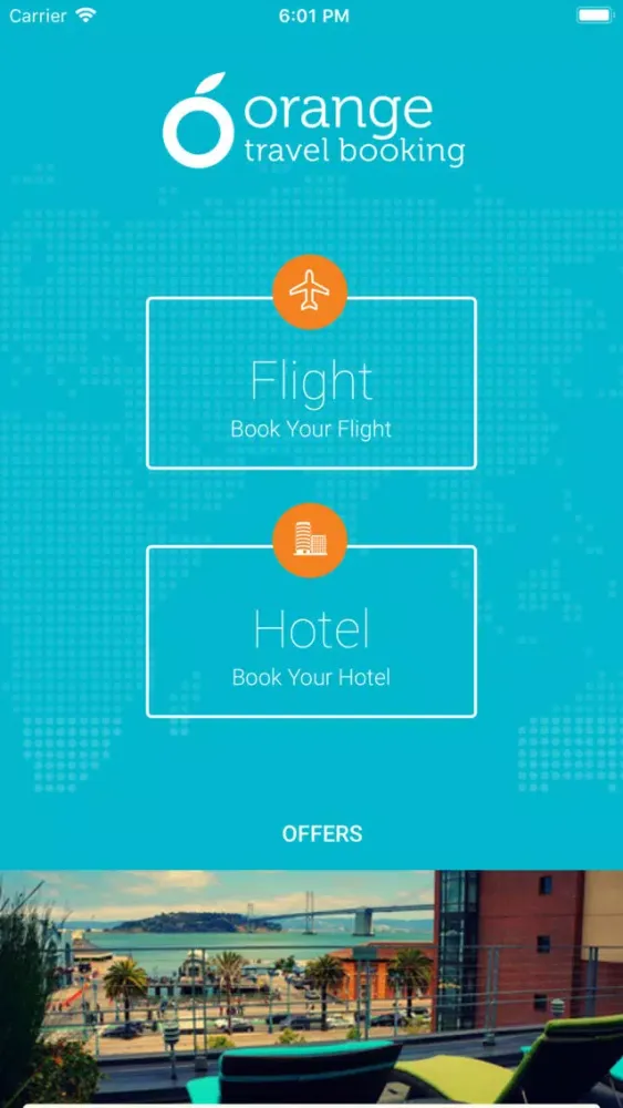 Zrzuty ekranu Orange Travel Booking