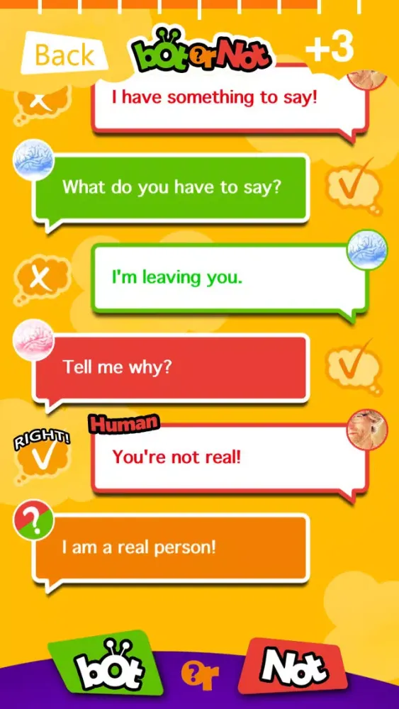 ภาพหน้าจอของ Bot or Not