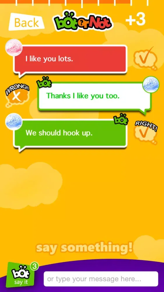 ภาพหน้าจอของ Bot or Not