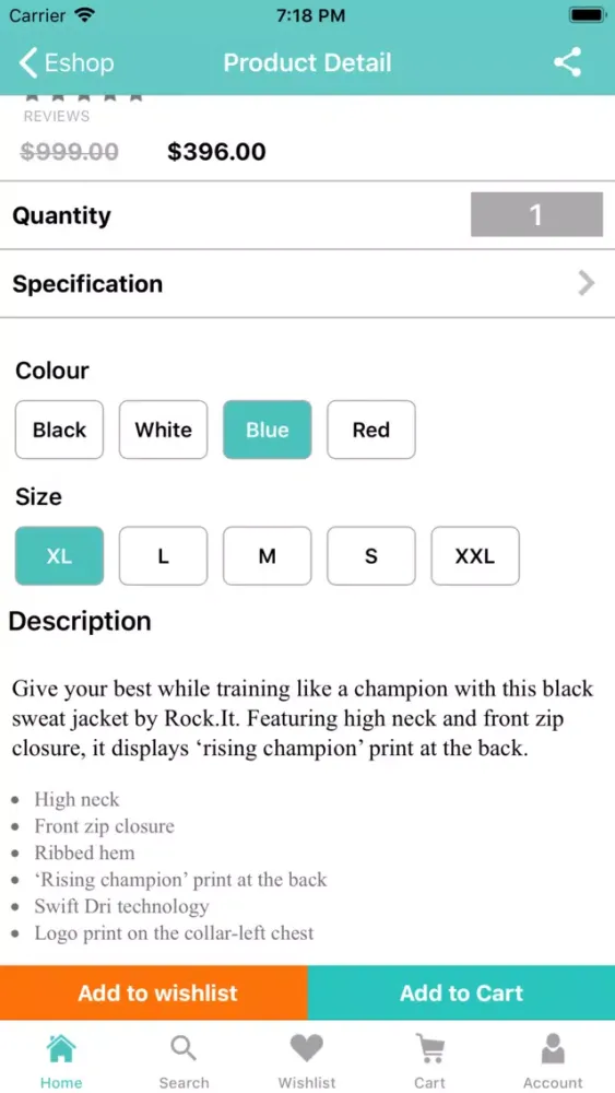 Exlcart Opencart Mobile App سکرین شاٹس